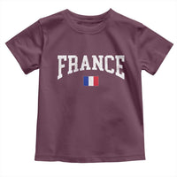 France Sports Throwback Design Vintage French Flag Toddler T Shirt