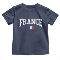 France Sports Throwback Design Vintage French Flag Toddler T Shirt