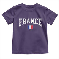 France Sports Throwback Design Vintage French Flag Toddler T Shirt