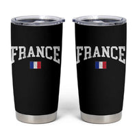 France Sports Throwback Design Vintage French Flag Tumbler Cup