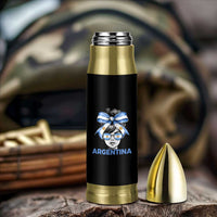 Messy Bun Argentina Pride Argentinian Girl Bullet Tumbler