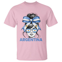 Messy Bun Argentina Pride Argentinian Girl T Shirt