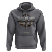 Man Of God Husband Dad Son Charlie Kirk Hoodie Vintage Christian Cross