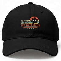 Fur Dad The Man The Myth The Snack Dealer Baseball Cap Dog Fathers Day