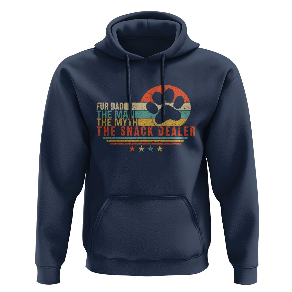 Fur Dad The Man The Myth The Snack Dealer Hoodie Dog Fathers Day