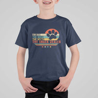 Fur Dad The Man The Myth The Snack Dealer T Shirt For Kid Dog Fathers Day