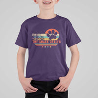 Fur Dad The Man The Myth The Snack Dealer T Shirt For Kid Dog Fathers Day