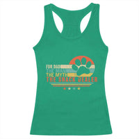 Fur Dad The Man The Myth The Snack Dealer Racerback Tank Top Dog Fathers Day