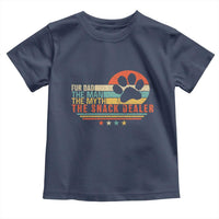 Fur Dad The Man The Myth The Snack Dealer Toddler T Shirt Dog Fathers Day