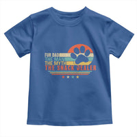 Fur Dad The Man The Myth The Snack Dealer Toddler T Shirt Dog Fathers Day
