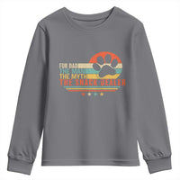 Fur Dad The Man The Myth The Snack Dealer Youth Sweatshirt Dog Fathers Day
