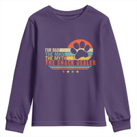 Fur Dad The Man The Myth The Snack Dealer Youth Sweatshirt Dog Fathers Day