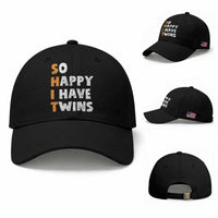 Shit So I Have Twins Baseball Cap Funny Twin Dad Twin Mom