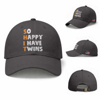 Shit So I Have Twins Baseball Cap Funny Twin Dad Twin Mom