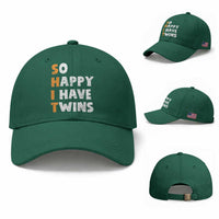 Shit So I Have Twins Baseball Cap Funny Twin Dad Twin Mom