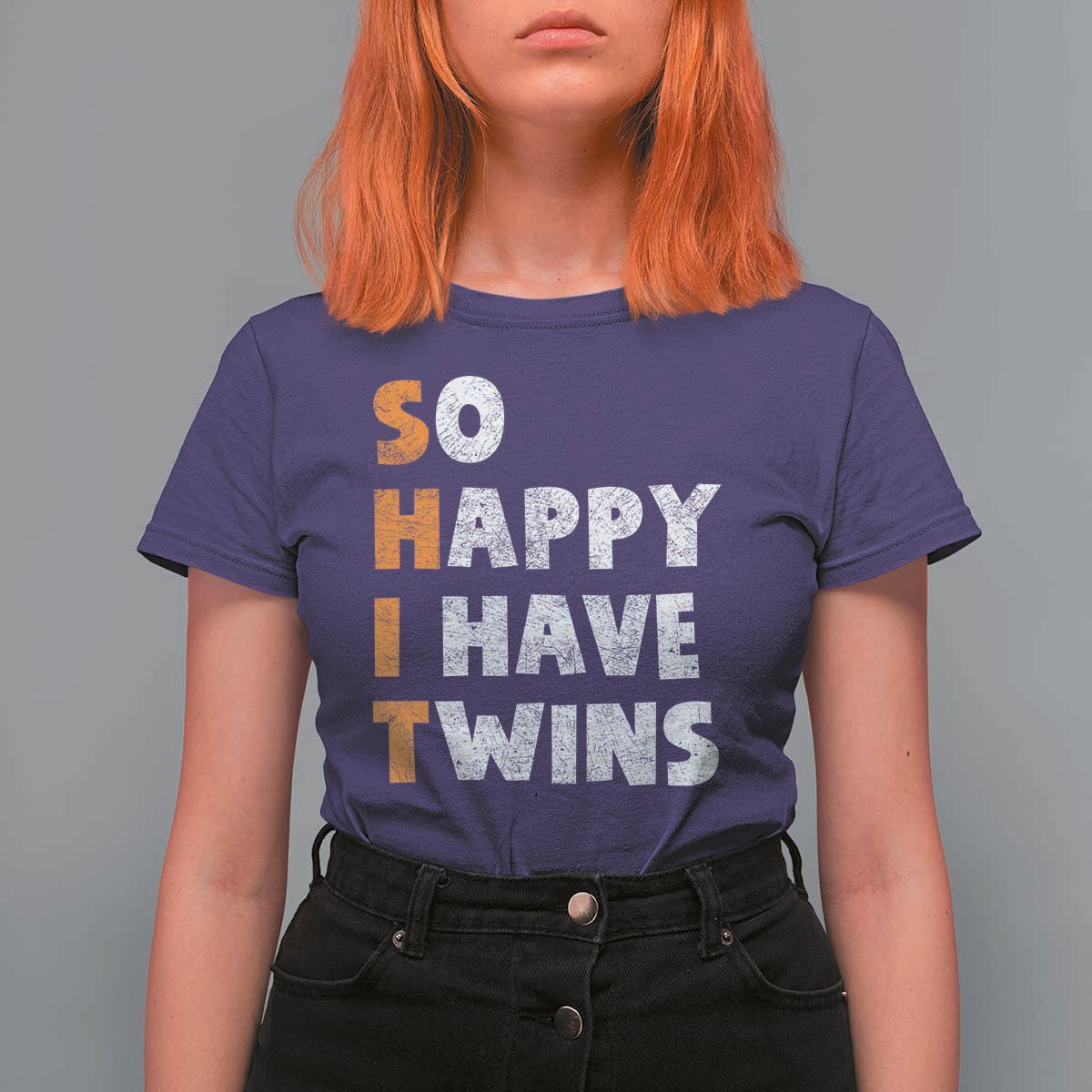 Shit So I Have Twins T Shirt For Women Funny Twin Dad Twin Mom