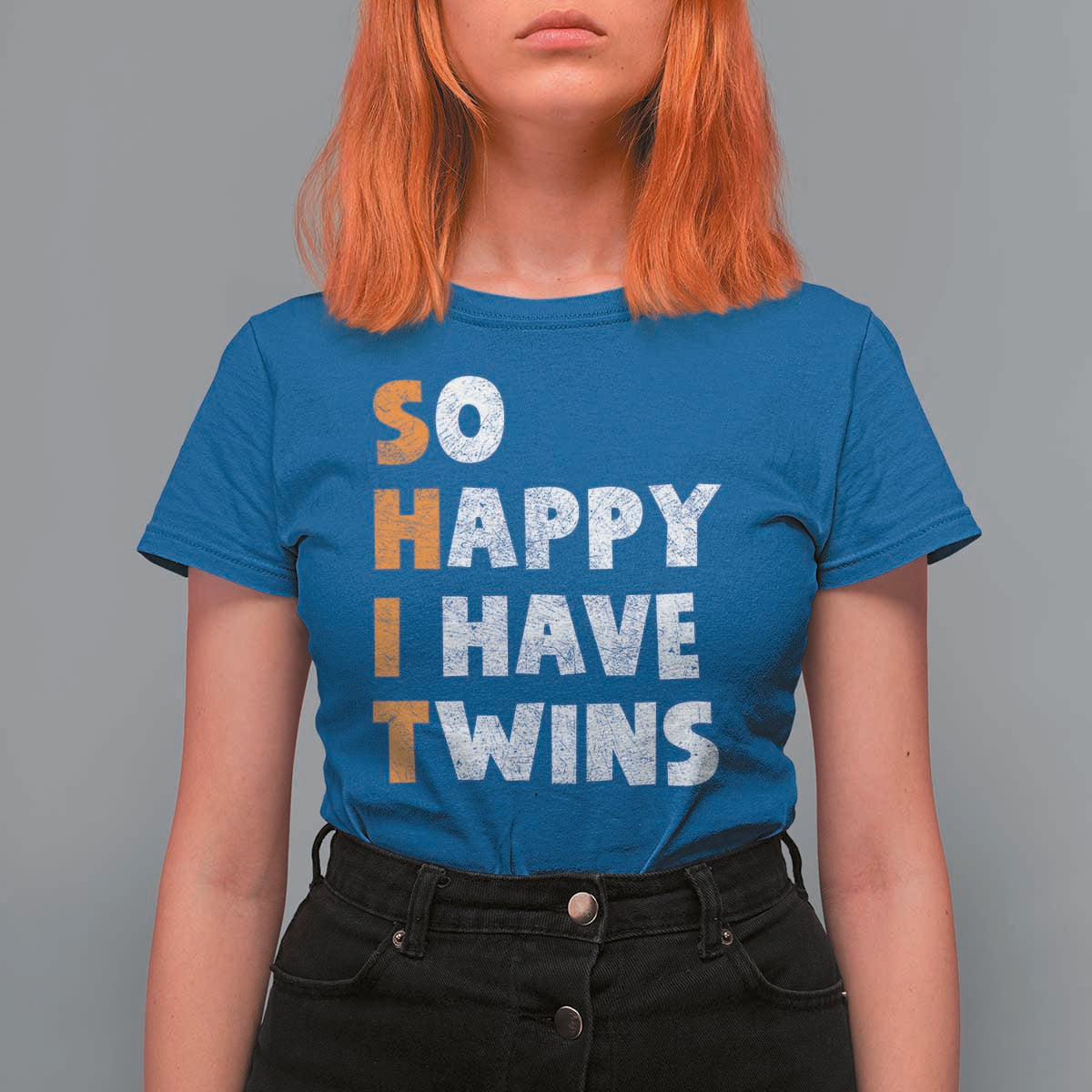 Shit So I Have Twins T Shirt For Women Funny Twin Dad Twin Mom