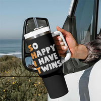 Shit So I Have Twins Tumbler With Handle Funny Twin Dad Twin Mom