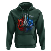 Patriotic Dad Jet Fighter American Flag 4th of July Hoodie