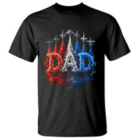 Patriotic Dad Jet Fighter American Flag 4th of July T Shirt