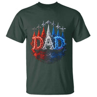 Patriotic Dad Jet Fighter American Flag 4th of July T Shirt