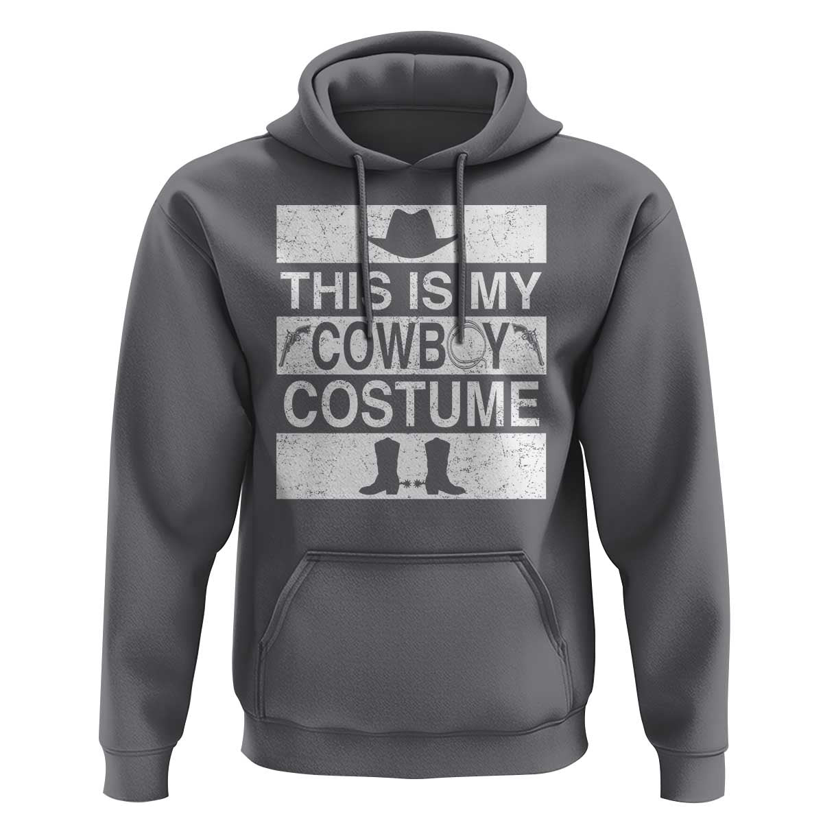Funny This Is My Cowboy Costume Hoodie Western Tee Country Lover Cowgirl Hat Boots - Wonder Print Shop