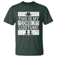 Funny This Is My Cowboy Costume T Shirt Western Tee Country Lover Cowgirl Hat Boots - Wonder Print Shop