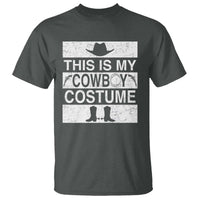 Funny This Is My Cowboy Costume T Shirt Western Tee Country Lover Cowgirl Hat Boots - Wonder Print Shop