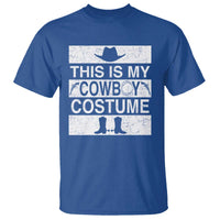 Funny This Is My Cowboy Costume T Shirt Western Tee Country Lover Cowgirl Hat Boots - Wonder Print Shop
