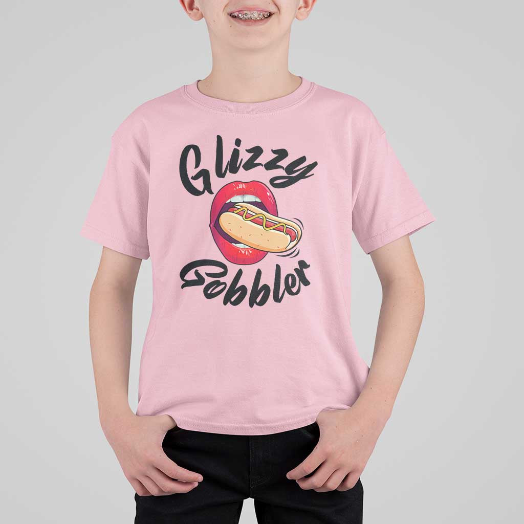 Funny Hot Dog T Shirt For Kid Glizzy Gobbler Wiener Lover - Wonder Print Shop