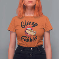 Funny Hot Dog T Shirt For Women Glizzy Gobbler Wiener Lover - Wonder Print Shop