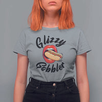 Funny Hot Dog T Shirt For Women Glizzy Gobbler Wiener Lover - Wonder Print Shop