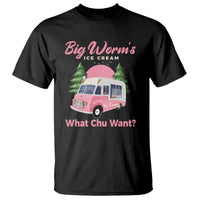 Funny Big Worm's Ice Cream What Chu Want T Shirt Summer Van - Wonder Print Shop