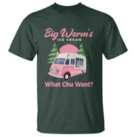 Funny Big Worm's Ice Cream What Chu Want T Shirt Summer Van - Wonder Print Shop