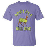 Funny Pickle T Shirt Don't Be A Dill Doe Naughty Reindeer - Wonder Print Shop