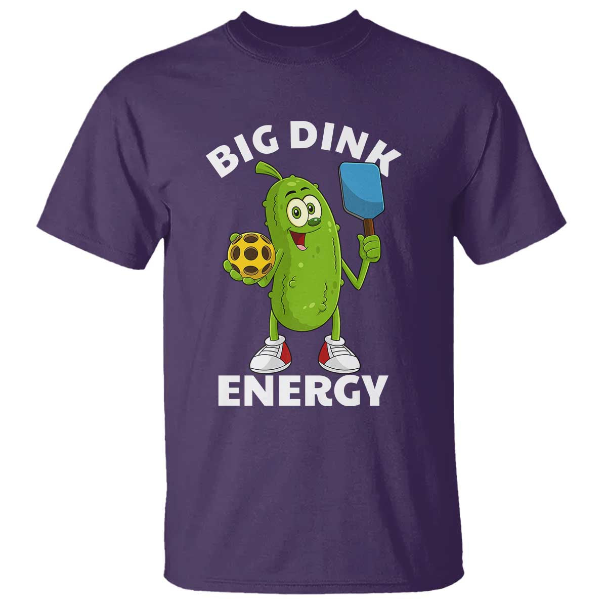 Funny Pickleball T Shirt Big Dink Energy Pickle Ball Dill Lover - Wonder Print Shop