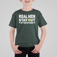 Funny Pickleball T Shirt For Kid Real Men Stay Out Of The Kitchen Pickle Ball Sports - Wonder Print Shop