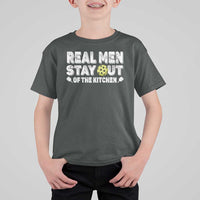 Funny Pickleball T Shirt For Kid Real Men Stay Out Of The Kitchen Pickle Ball Sports - Wonder Print Shop