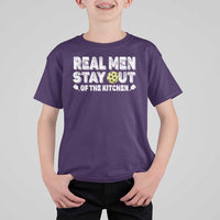 Funny Pickleball T Shirt For Kid Real Men Stay Out Of The Kitchen Pickle Ball Sports - Wonder Print Shop