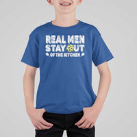 Funny Pickleball T Shirt For Kid Real Men Stay Out Of The Kitchen Pickle Ball Sports - Wonder Print Shop
