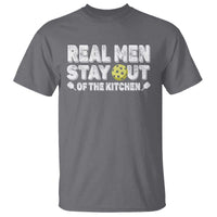 Funny Pickleball T Shirt Real Men Stay Out Of The Kitchen Pickle Ball Sports - Wonder Print Shop
