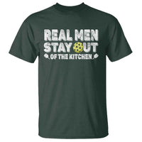 Funny Pickleball T Shirt Real Men Stay Out Of The Kitchen Pickle Ball Sports - Wonder Print Shop