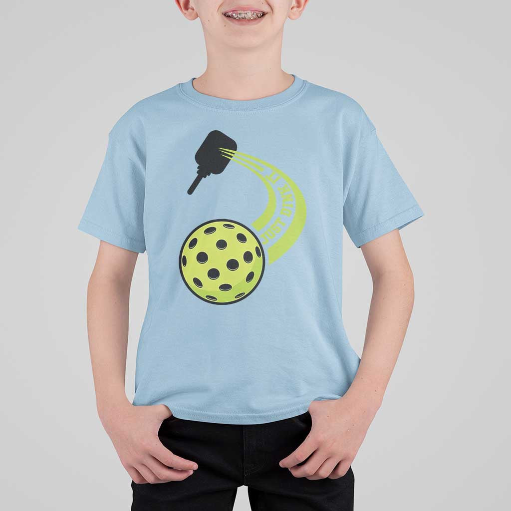 Pickleball T Shirt For Kid Just Dink It Pickle Ball Sports - Wonder Print Shop