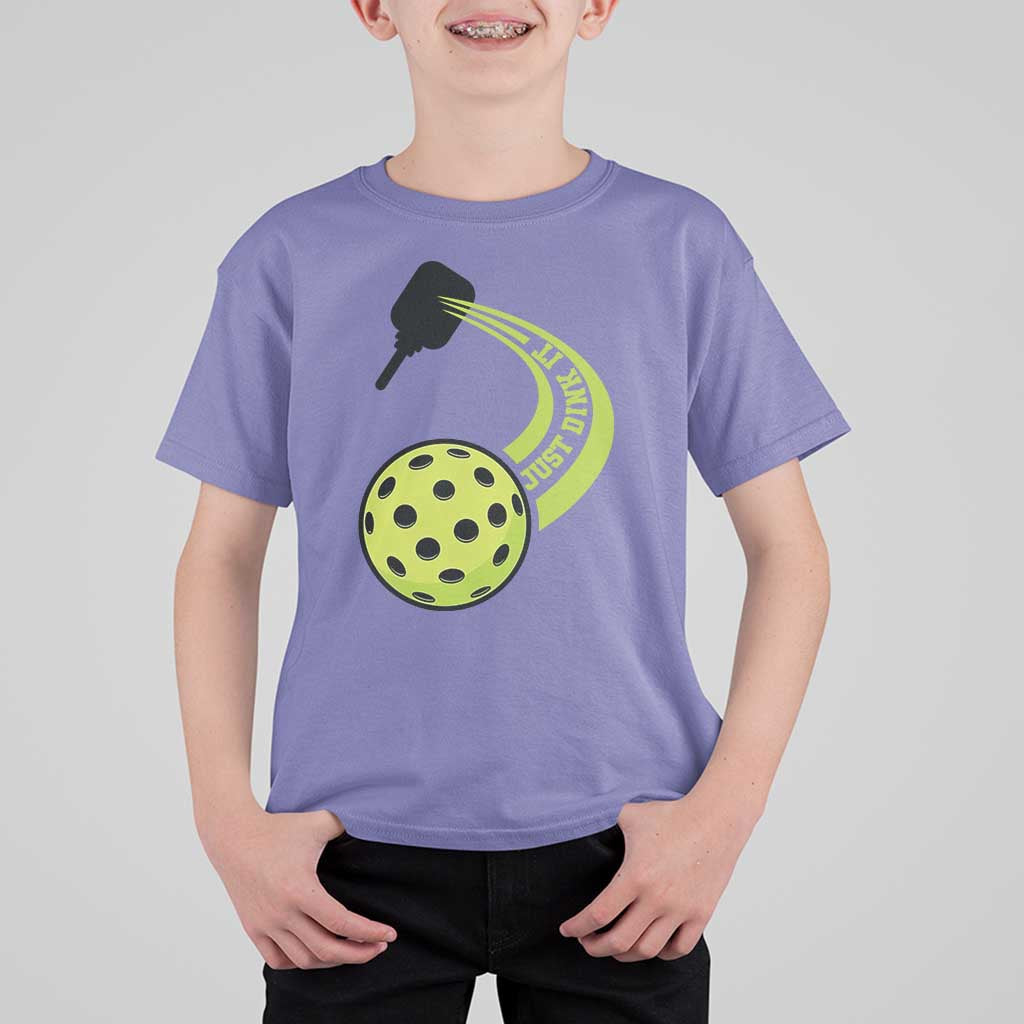 Pickleball T Shirt For Kid Just Dink It Pickle Ball Sports - Wonder Print Shop
