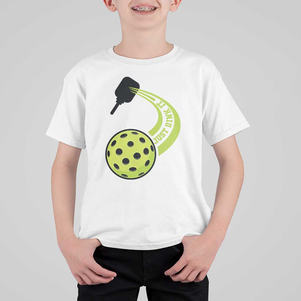 Pickleball T Shirt For Kid Just Dink It Pickle Ball Sports - Wonder Print Shop