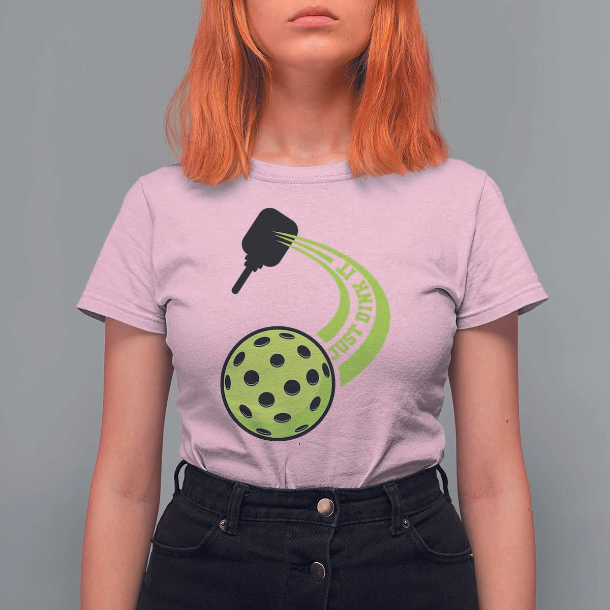 Pickleball T Shirt For Women Just Dink It Pickle Ball Sports - Wonder Print Shop