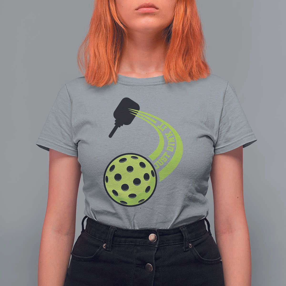 Pickleball T Shirt For Women Just Dink It Pickle Ball Sports - Wonder Print Shop