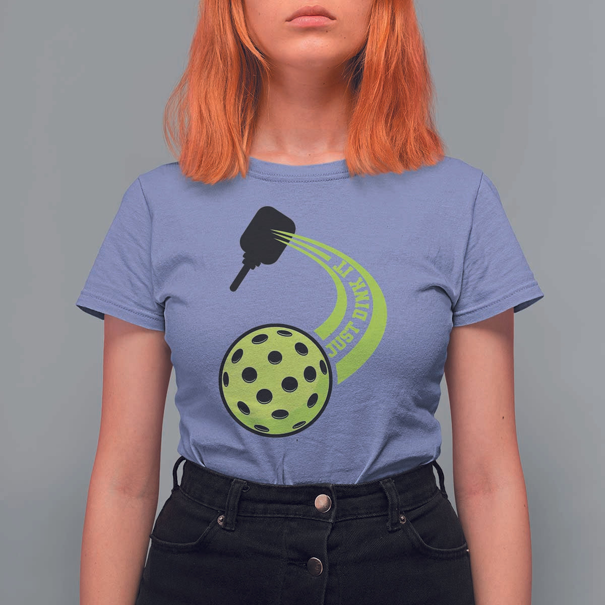 Pickleball T Shirt For Women Just Dink It Pickle Ball Sports - Wonder Print Shop