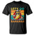 Funny Baseball T Shirt Let's Go Bananas Bat Ball Sport - Wonder Print Shop