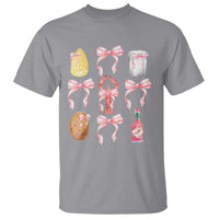 Funny Crawfish Bow Pink T Shirt Cute Coquette Y2k Clean Girl Aesthetic - Wonder Print Shop
